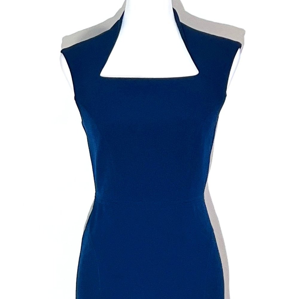 Adrianna Papell Cap Sleeve Square Neck Sheath Dress